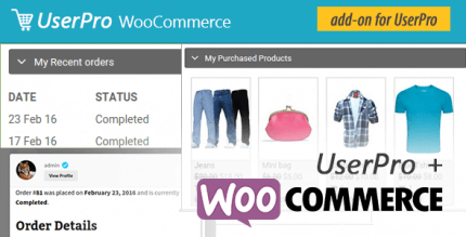 UserPro WooCommerce Integration 1.7