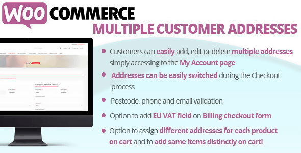 WooCommerce Multiple Customer Addresses 24.3 NULLED