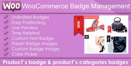 WooCommerce Products Badge Management 5.1