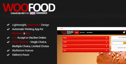 WooFood 2.7.7 – Food Ordering (Delivery & Pickup) Plugin for  WooCommerce