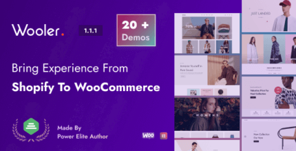Wooler 1.1.2 – Conversion Optimized WooCommerce Theme