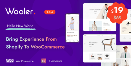 Wooler 1.0.9 – Conversion Optimized WooCommerce Theme
