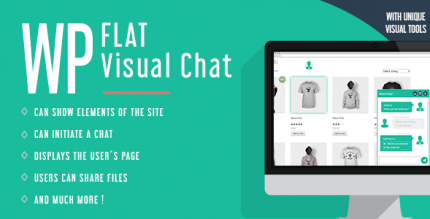 WP Flat Visual Chat 5.403 NULLED – Live Chat & Remote View for WordPress