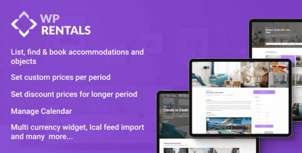 WP Rentals 3.12.0 NULLED – Booking Accommodation WordPress Theme