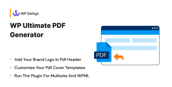 WP Ultimate PDF Generator 1.1.9 NULLED
