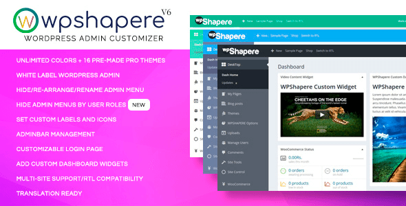 WPShapere 6.1.12 NULLED – WordPress Admin Theme WPShapere 6.1.12 NULLED – WordPress Admin Theme