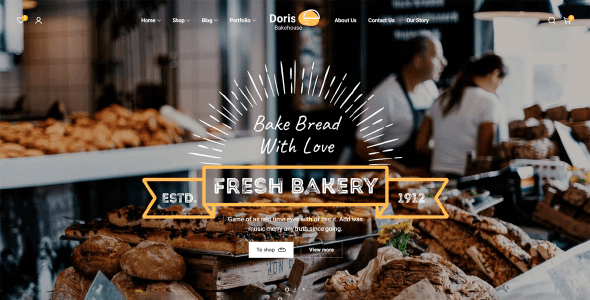 Doris 1.6.0 NULLED – eCommerce Theme for Bakery with Premium Design