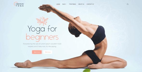 Oberon 1.6.0 NULLED – Corporate Theme for Yoga and Health Care