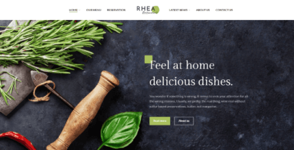 Rhea 1.3.0 NULLED – Restaurants and Reservations Corporate Theme