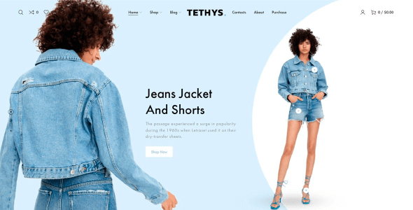 Tethys 1.6.0 NULLED – eCommerce Fashion and Minimalism Template
