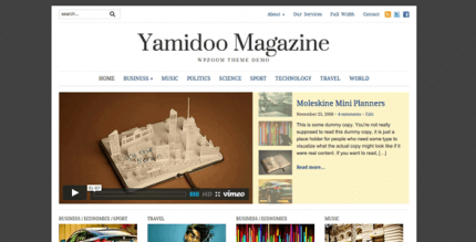 WPZOOM Yamidoo Magazine 2.1.5