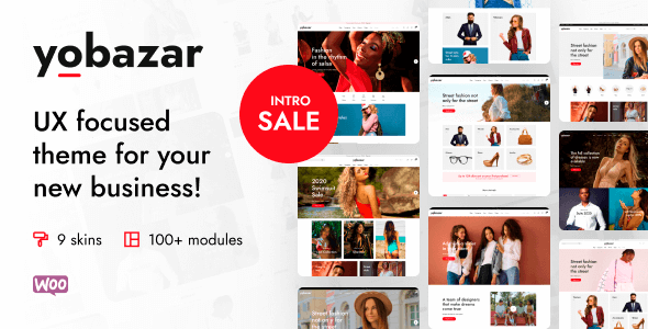 Yobazar 1.3.4 – Elementor WooCommerce WordPress Theme