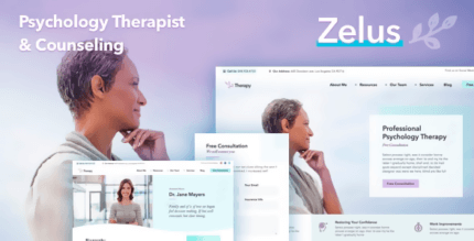Zelus 1.3.5 – WordPress Theme for Psychology Counseling